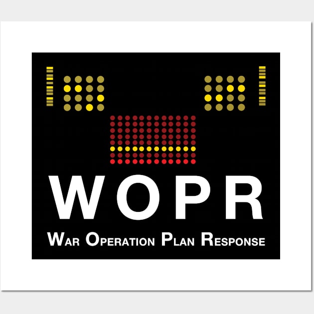 WOPR - War Operation Plan Response Wall Art by Meta Cortex